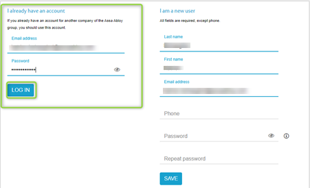 I already have an account